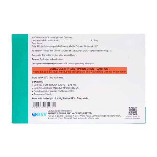 Luprodex Depot 3.75mg Powder For Injection