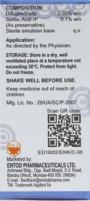 Enpred Bottle Of 5ml Eye Drops