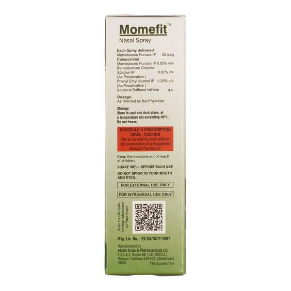 Momefit 100md Bottle Of 10ml Nasal Spray
