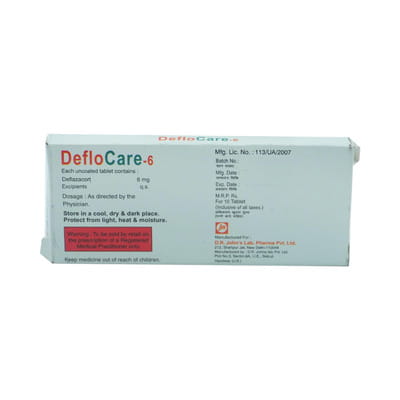 Deflocare 6mg Strip Of 10 Tablets