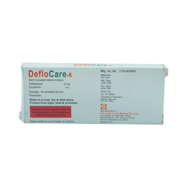 Deflocare 6mg Strip Of 10 Tablets