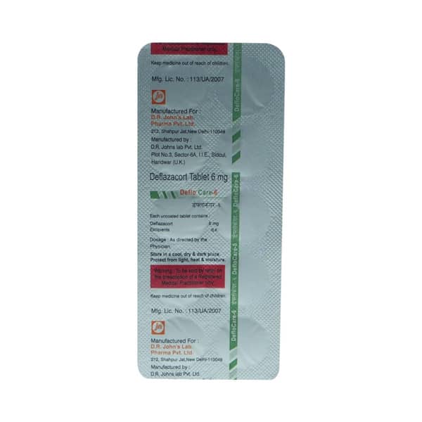 Deflocare 6mg Strip Of 10 Tablets