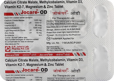 Jocare Od Strip Of 10 Tablets