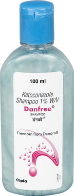 Danfree 1% Bottle Of 100ml Shampoo