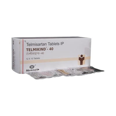 Telmilong 40mg Strip Of 10 Tablets