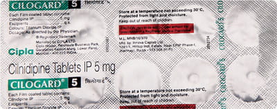 Cilogard 5mg Strip Of 10 Tablets