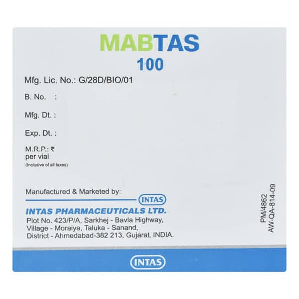 Mabtas 100mg Injection 10ml