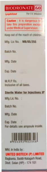 Biodronate 60Mg Injection