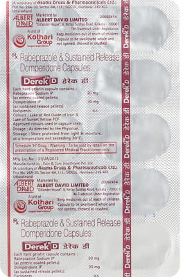 Derek D Strip Of 10 Capsules