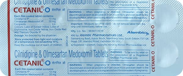 Cetanil O Strip Of 10 Tablets
