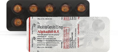 Alphadol 0.5mcg Strip Of 10 Capsules