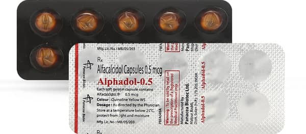 Alphadol 0.5mcg Strip Of 10 Capsules