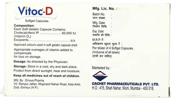 Vitoc-D Softgel Capsule