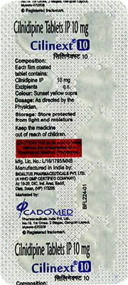 Cilinext 10mg Strip Of 10 Tablets