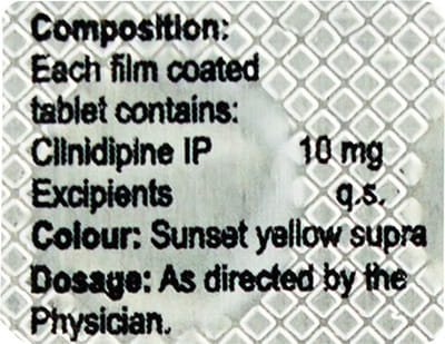 Cilinext 10mg Strip Of 10 Tablets