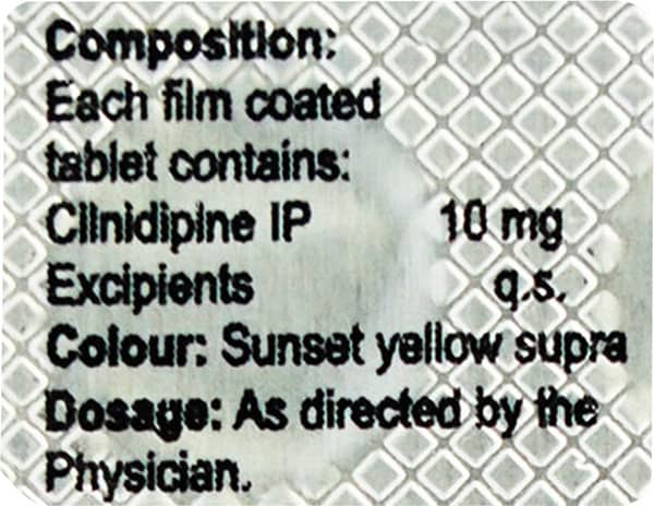 Cilinext 10mg Strip Of 10 Tablets