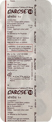Onrose 10mg Strip Of 10 Tablets