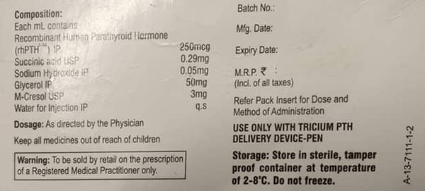 Tricium PTH Injection