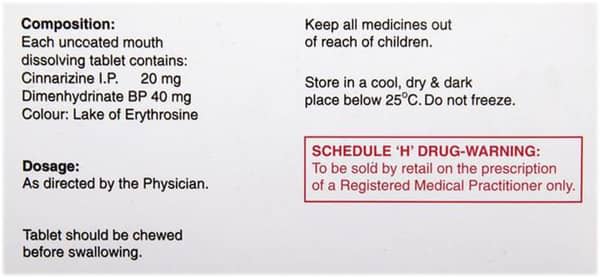 Diziron D Strip Of 10 Tablets