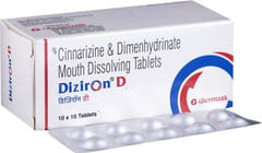 Diron Tablet Diziron D Strip Of 10 Tablets: Uses, Side Effects, Price & Dosage ...
