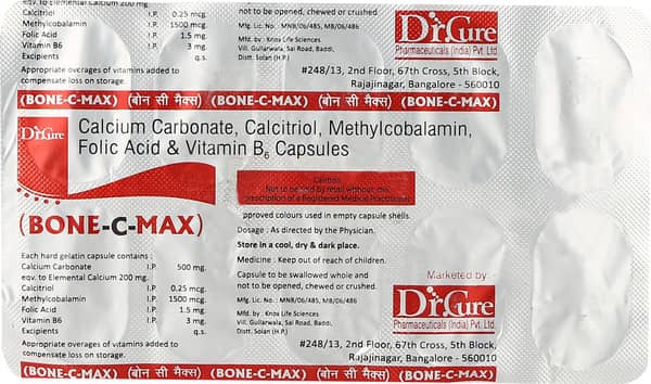 Bone C Max Strip Of 10 Capsules