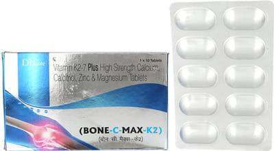 Bone C Max K2 Strip Of 10 Tablets