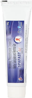 Spafast Tube Of 30gm Gel