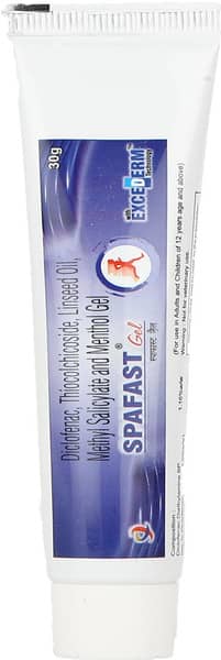 Spafast Tube Of 30gm Gel