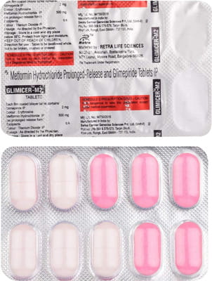 Glimicer M 2mg Strip Of 10 Tablets