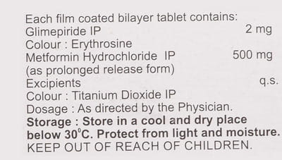 Glimicer M 2mg Strip Of 10 Tablets