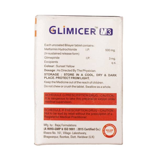Glimicer M3 Strip Of 10 Tablets