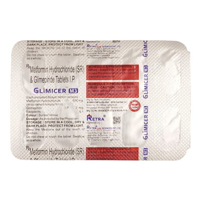 Glimicer M3 Strip Of 10 Tablets