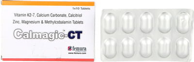 Calmagic Ct Strip Of 10 Tablets