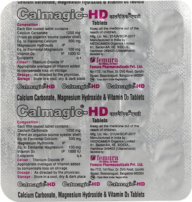 Calmagic Hd Strip Of 15 Tablets
