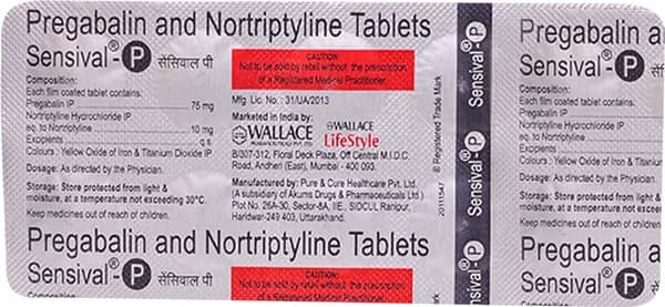 Sensival P Strip Of 10 Tablets