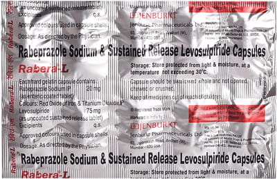Rabera L Strip Of 10 Capsules