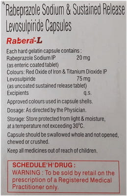 Rabera L Strip Of 10 Capsules