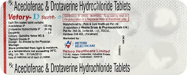 Vetory D Strip Of 10 Tablets