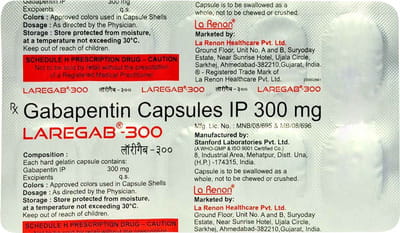 Laregab 300mg Strip Of 10 Capsules