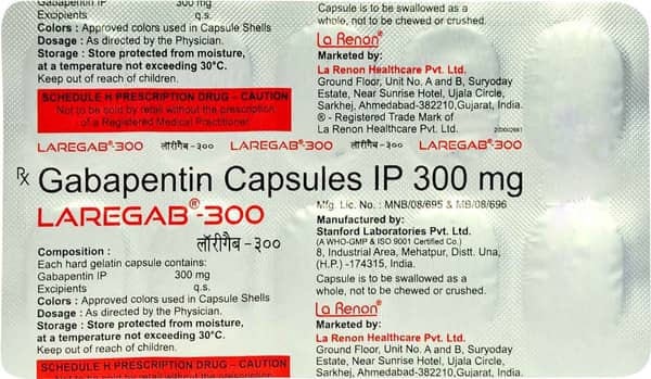 Laregab 300mg Strip Of 10 Capsules