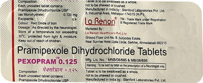 Pexopram 0.125mg Strip Of 10 Tablets