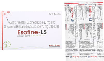 Esofine Ls Strip Of 10 Capsules