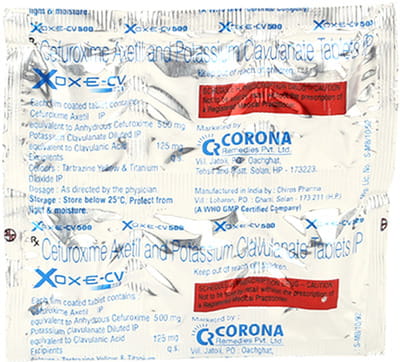Xoxe Cv 500mg Strip Of 6 Tablets
