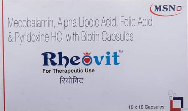 Rheovit Strip Of 10 Capsules