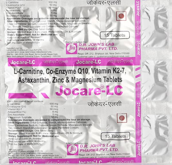 Jocare Lc Strip Of 15 Tablets