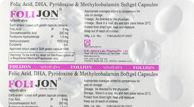 Folijon Strip Of 10 Capsules