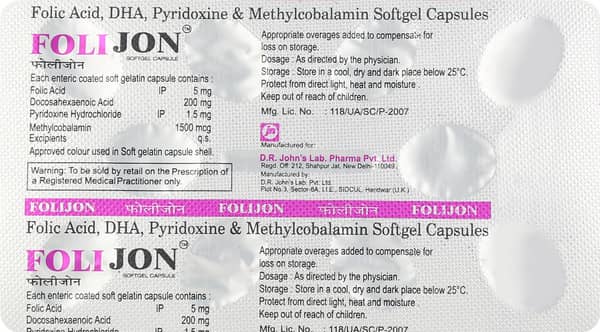 Folijon Strip Of 10 Capsules