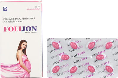 Folijon Strip Of 10 Capsules