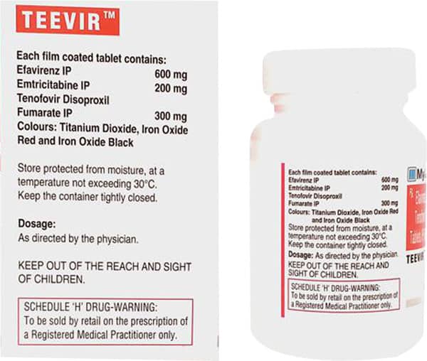 Teevir Bottle Of 30 Tablets