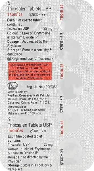 Troid 25mg Strip Of 10 Tablets